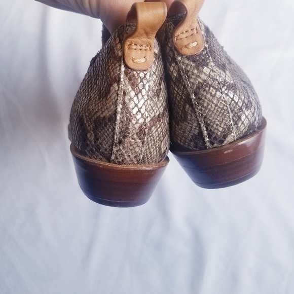 NEW Gentle Souls | Snakeskin Ankle Boots 7‎ - Picture 6 of 9